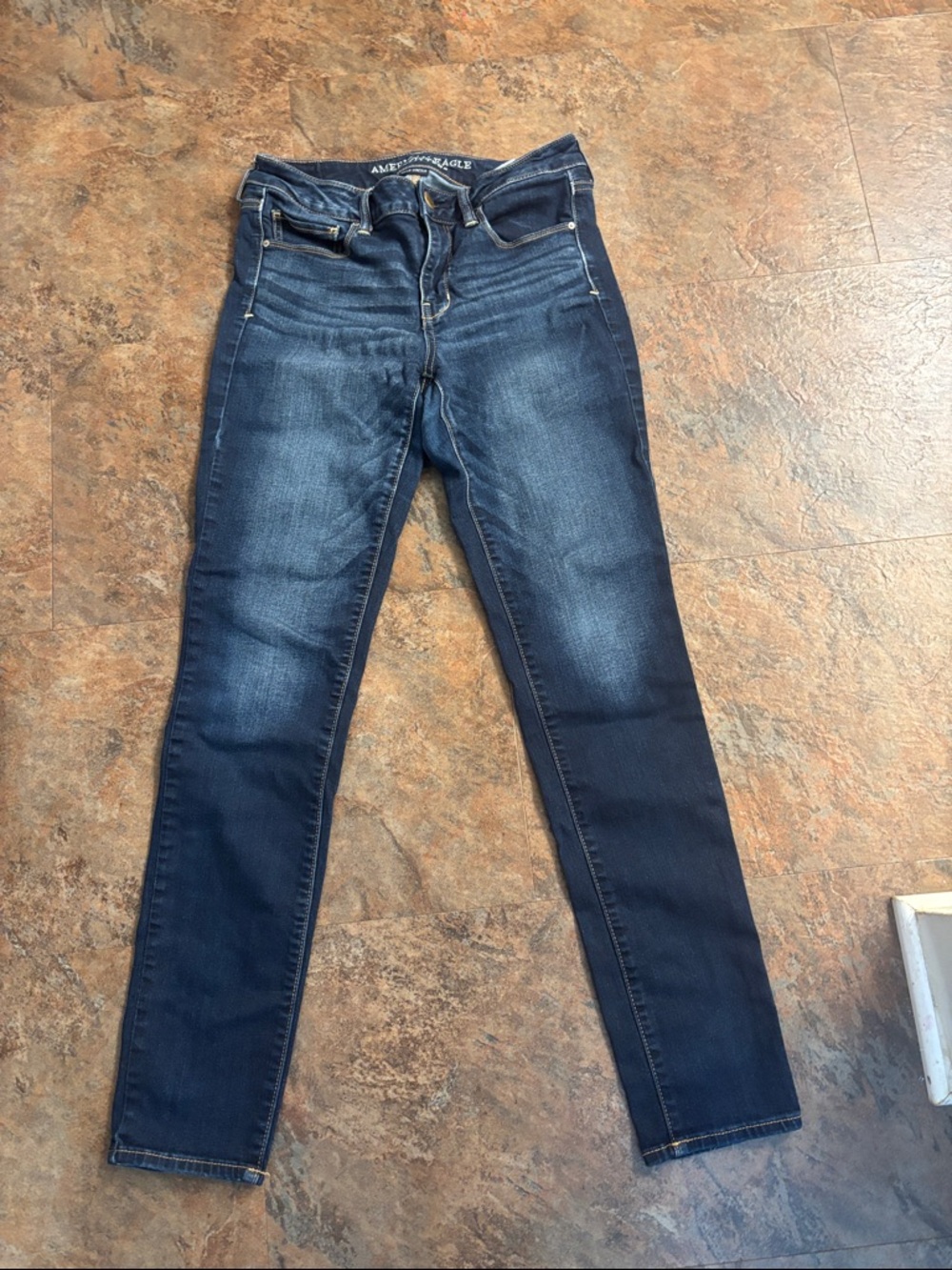 American Eagle Outfitters Dark Blue Skinny Jeans